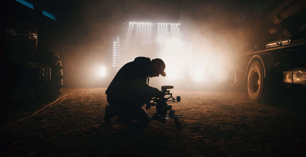 cameraman during video production